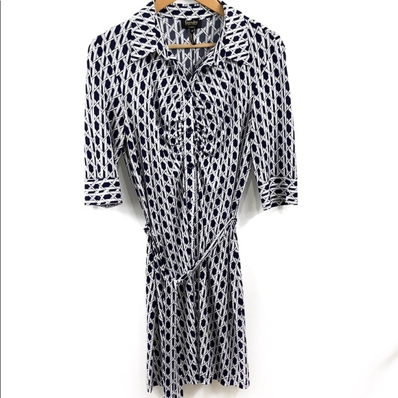 Laundry By Shelli Segal Dresses & Skirts - Laundry by Shelli Segal shirt dress blue size 10